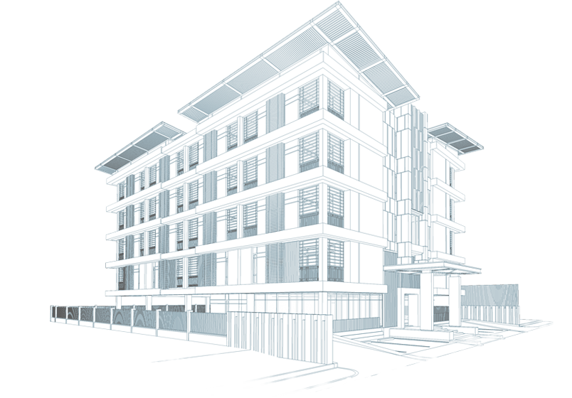 Building Outline Illustration